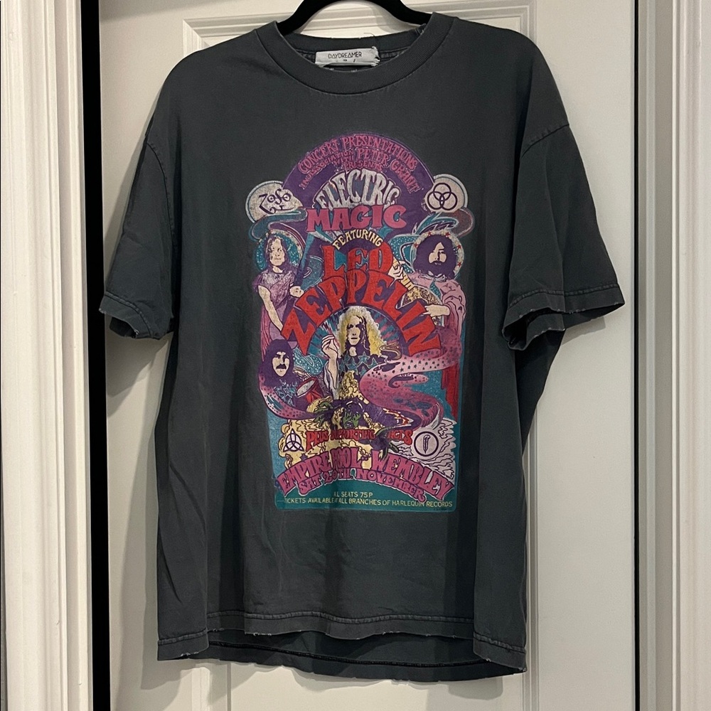 Daydreamer Led Zeppelin Charcoal Tee